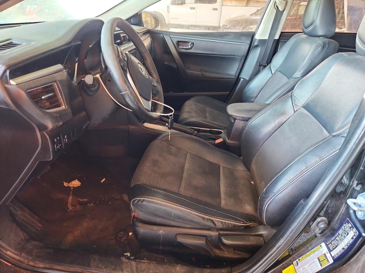 2014 Toyota Corolla S Plus Black vin: 2T1BURHE4EC073192