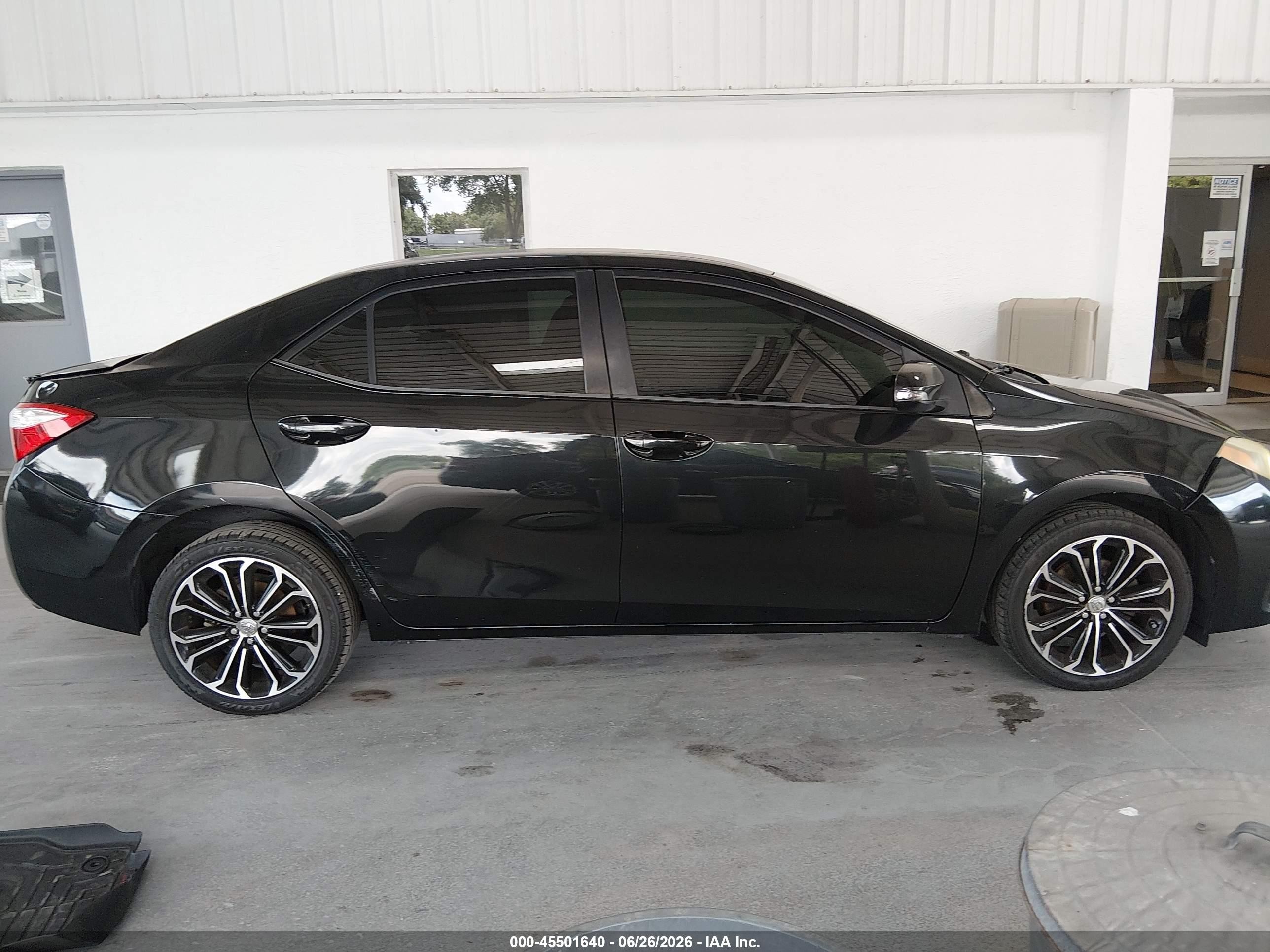 2014 Toyota Corolla S Plus Black vin: 2T1BURHE4EC076819
