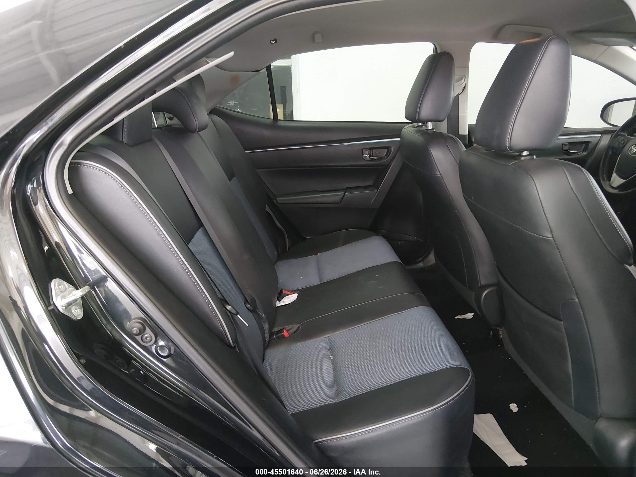2014 Toyota Corolla S Plus Black vin: 2T1BURHE4EC076819