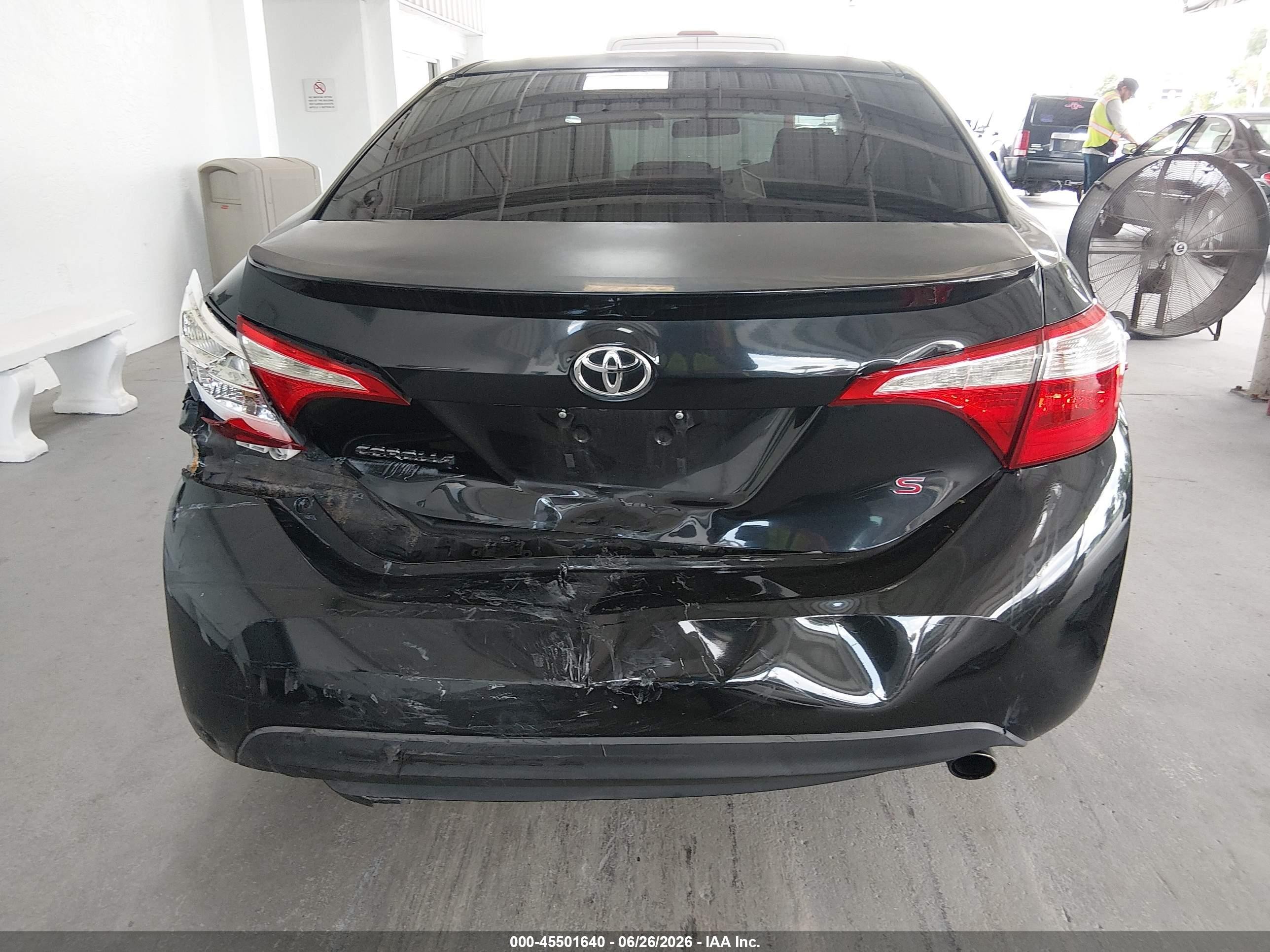 2014 Toyota Corolla S Plus Black vin: 2T1BURHE4EC076819