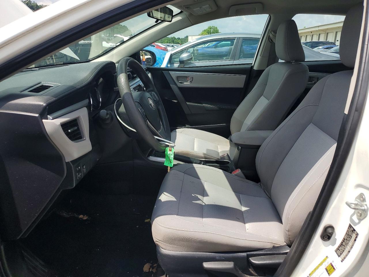 2014 Toyota Corolla Le White vin: 2T1BURHE4EC078621