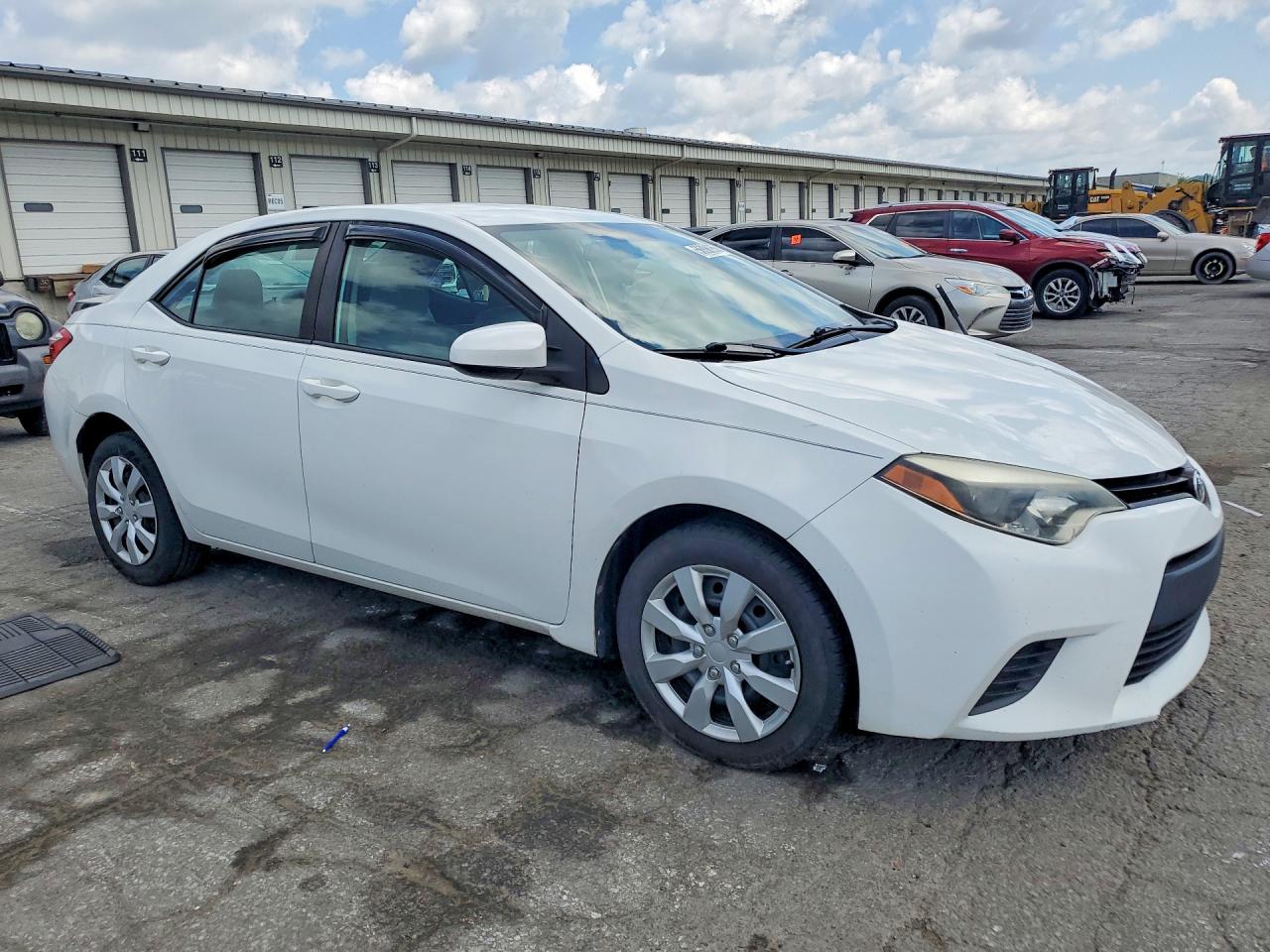 2014 Toyota Corolla Le White vin: 2T1BURHE4EC078621