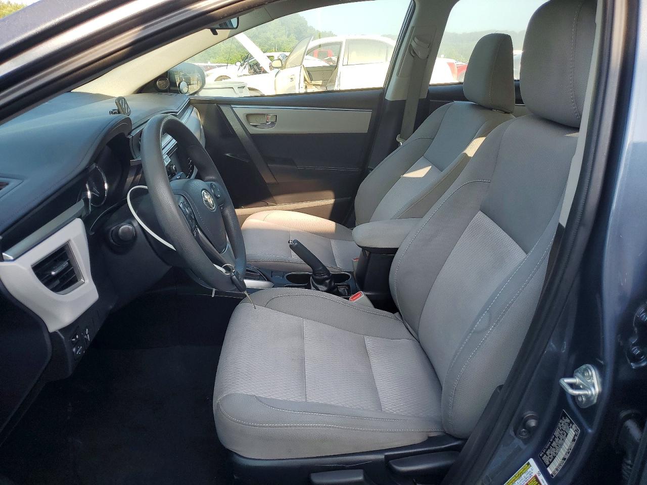 2014 Toyota Corolla Gray vin: 2T1BURHE4EC087660