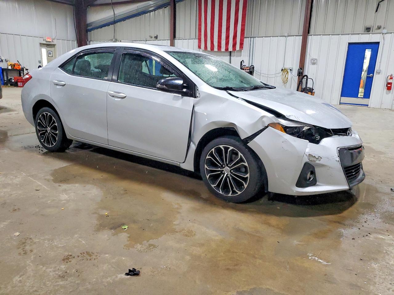 2014 Toyota Corolla S Plus Silver vin: 2T1BURHE4EC087836