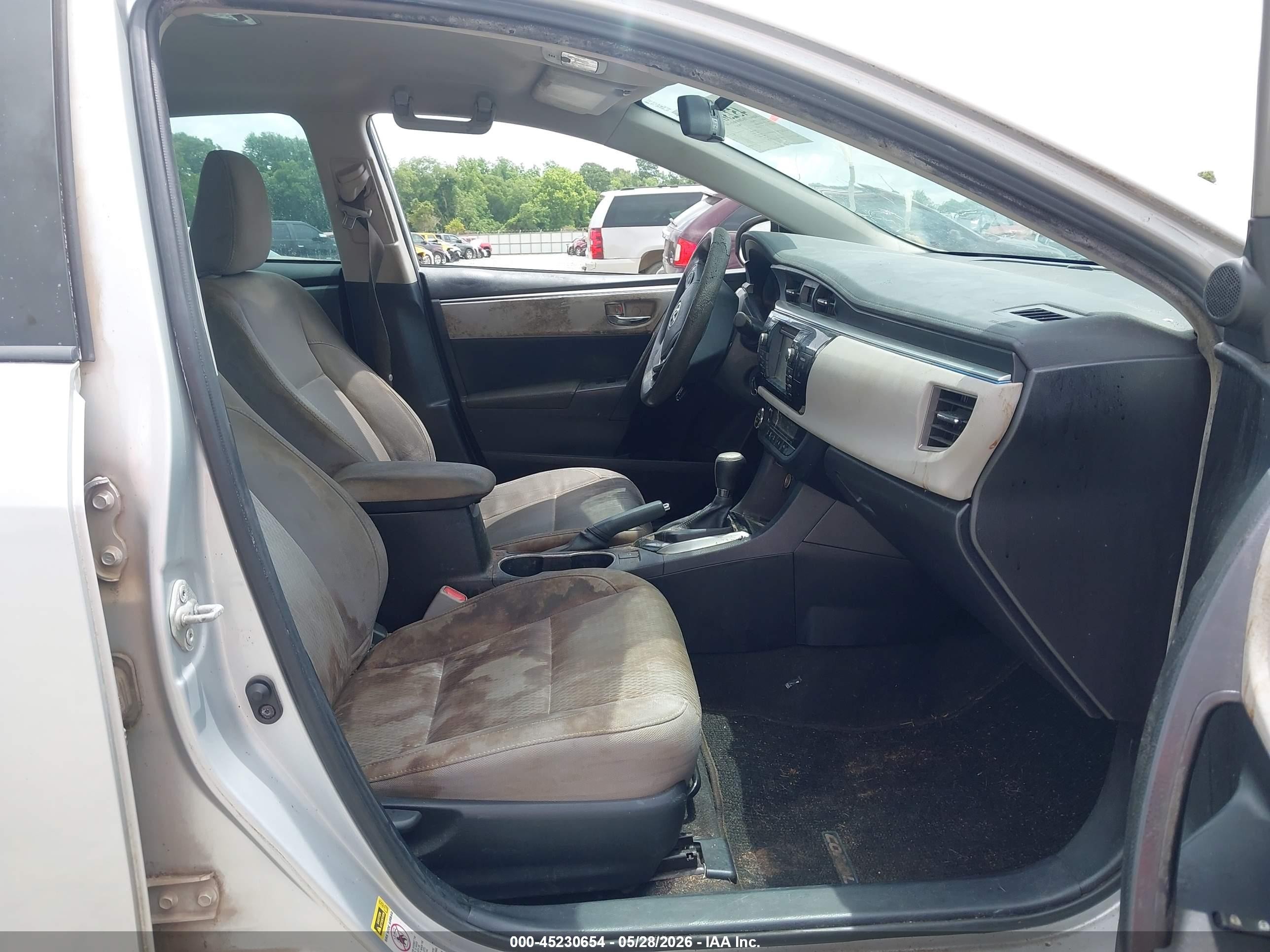 2014 Toyota Corolla Le Silver vin: 2T1BURHE4EC089585