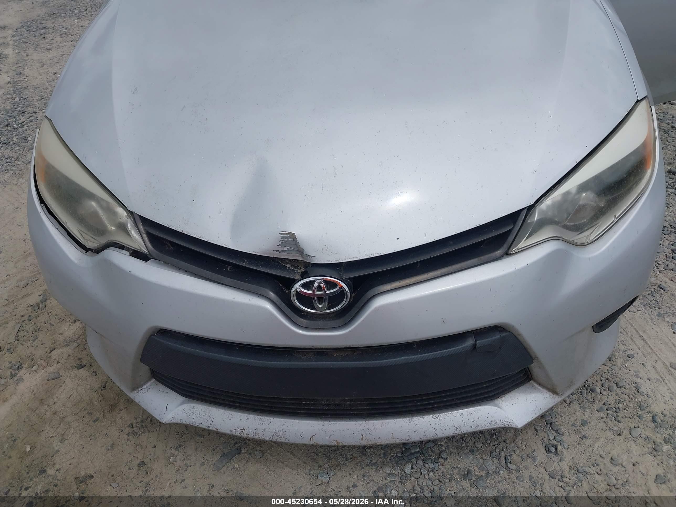 2014 Toyota Corolla Le Silver vin: 2T1BURHE4EC089585