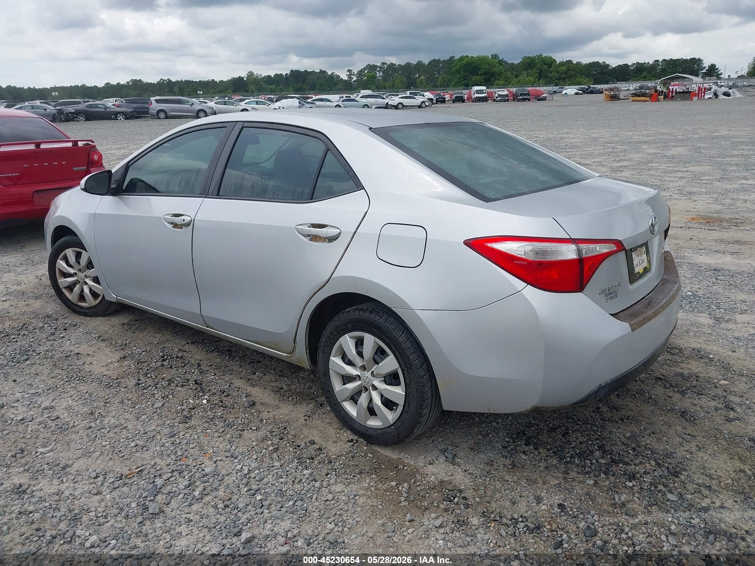 2014 Toyota Corolla Le Silver vin: 2T1BURHE4EC089585
