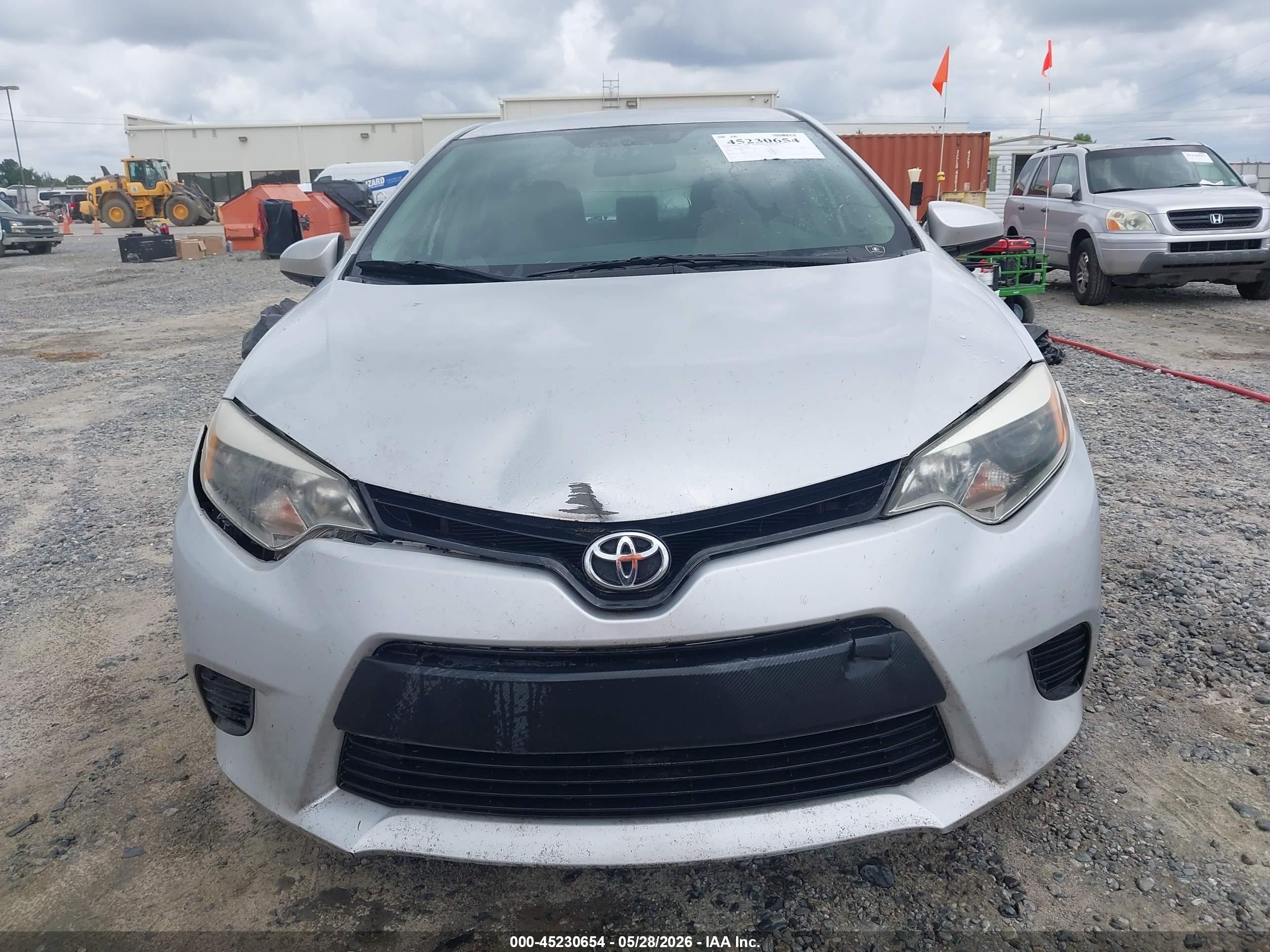 2014 Toyota Corolla Le Silver vin: 2T1BURHE4EC089585