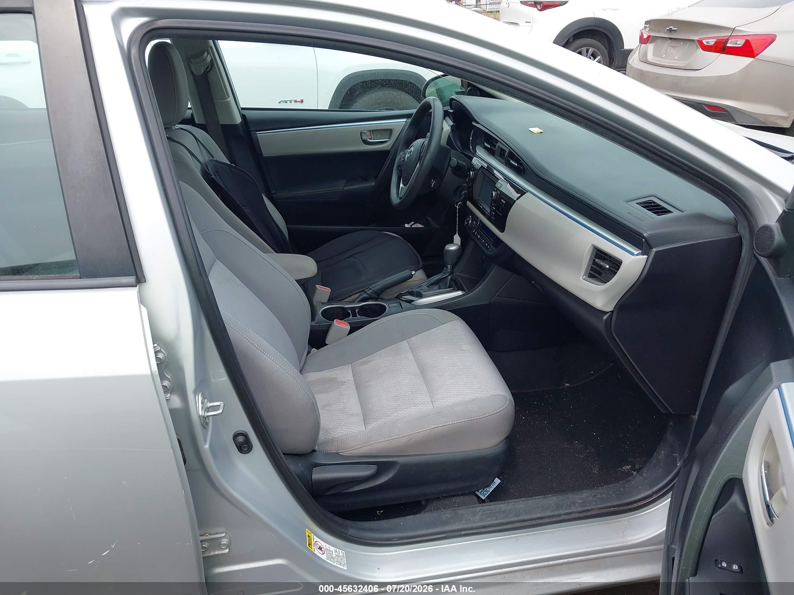 2014 Toyota Corolla Le Silver vin: 2T1BURHE4EC091823