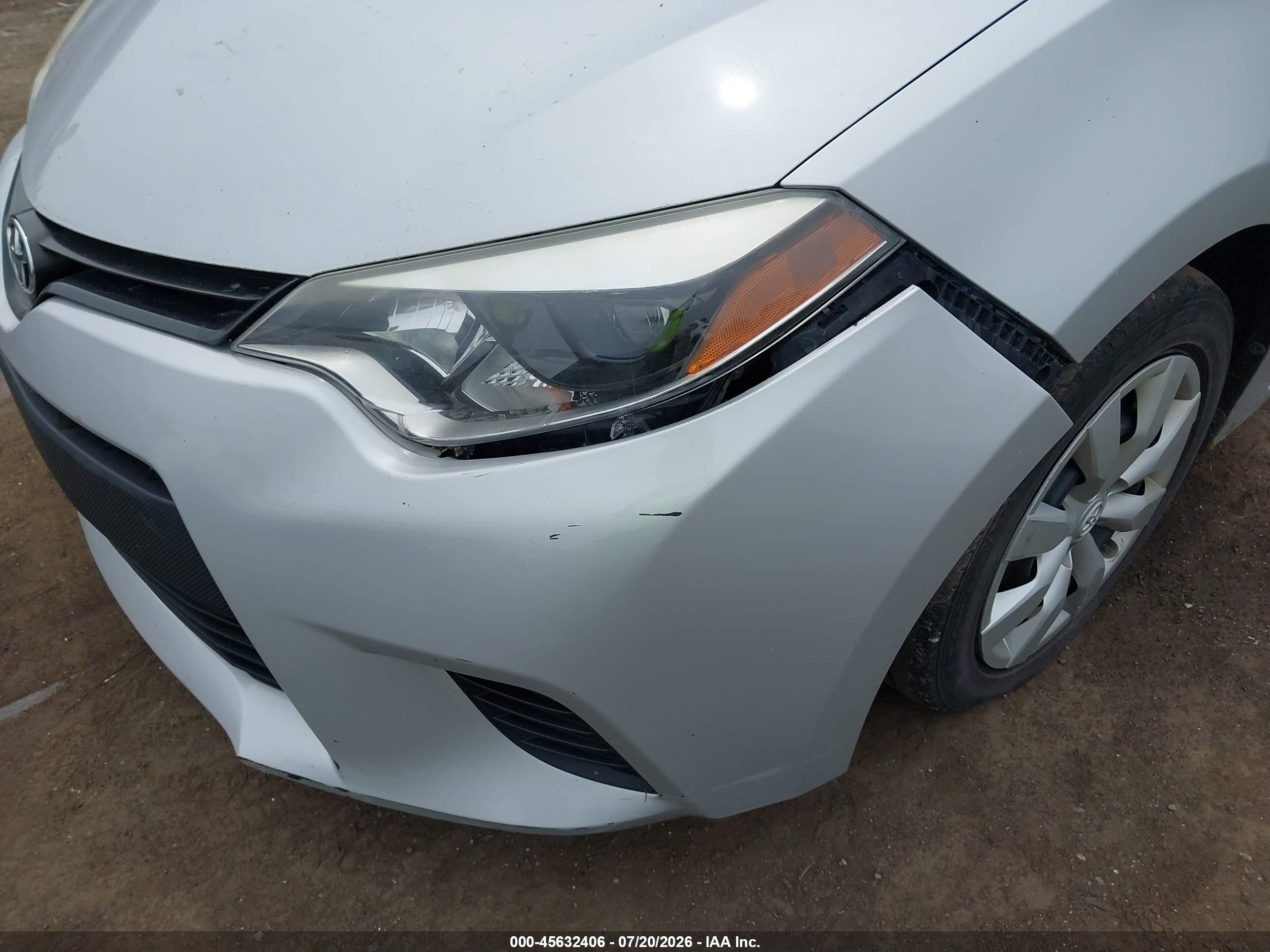 2014 Toyota Corolla Le Silver vin: 2T1BURHE4EC091823