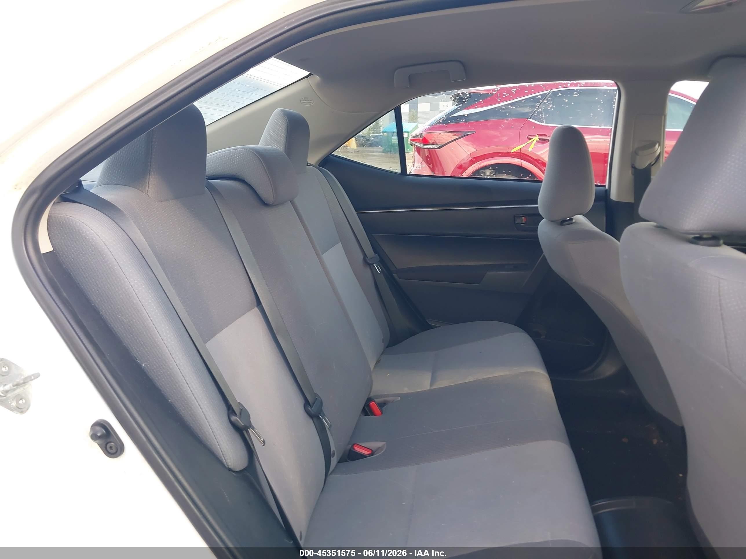 2014 Toyota Corolla L White vin: 2T1BURHE4EC105073