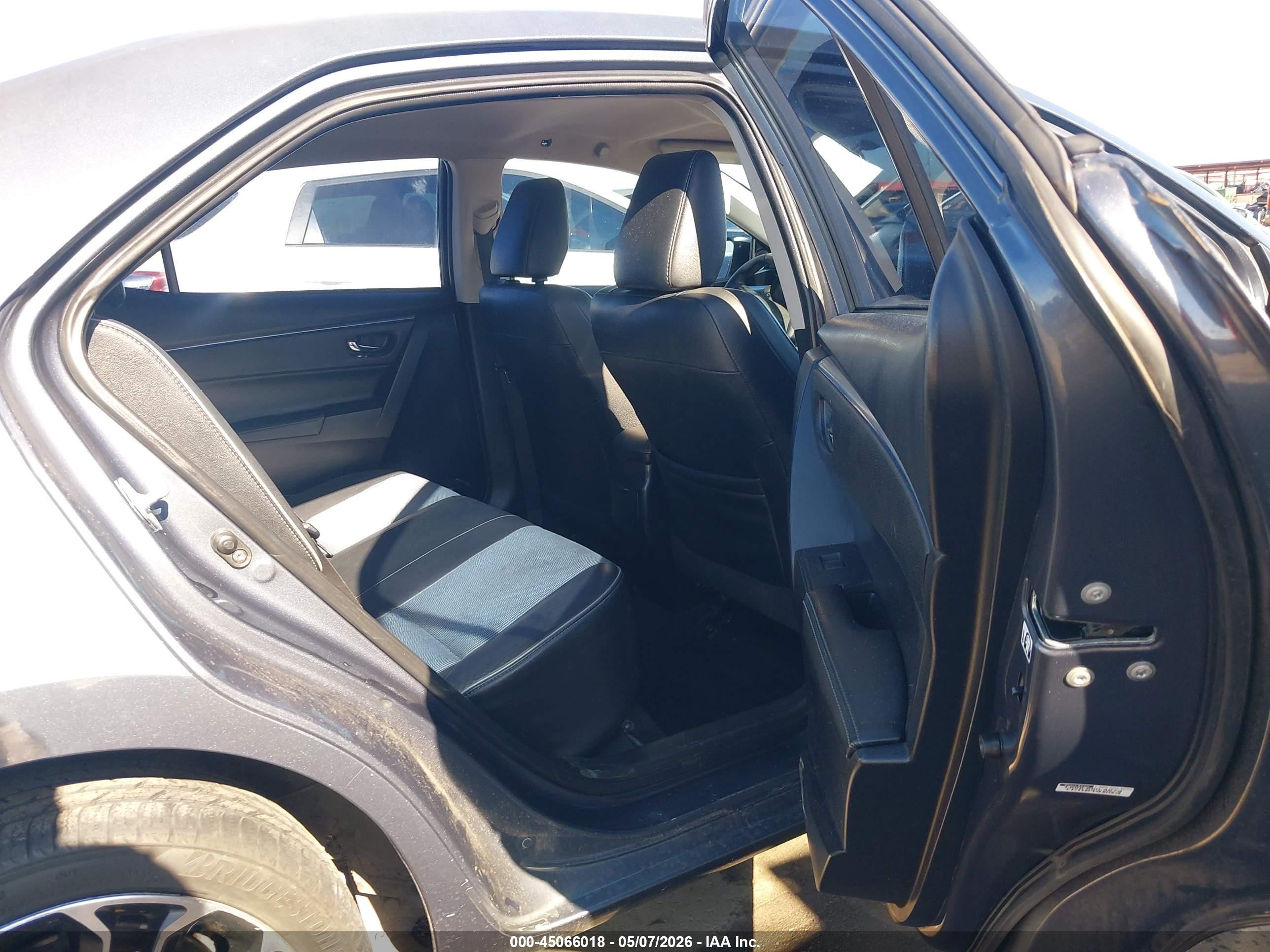 2014 Toyota Corolla S Plus Gray vin: 2T1BURHE4EC113013