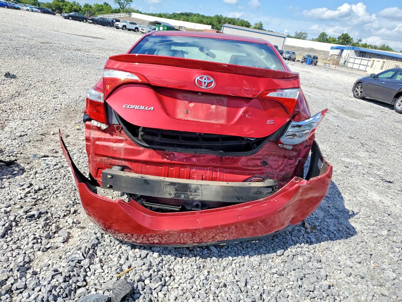 2014 Toyota Corolla S Plus Red vin: 2T1BURHE4EC115957