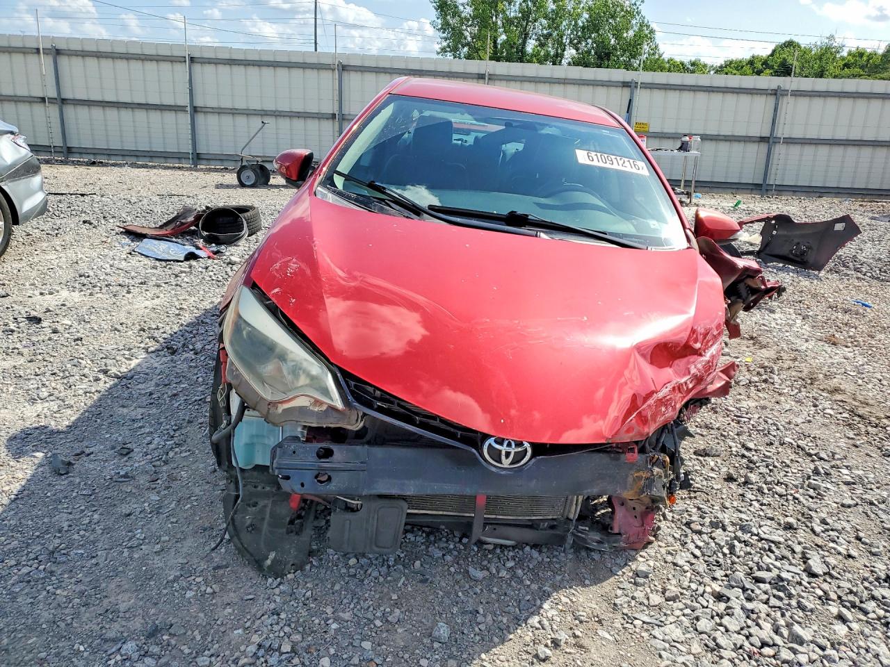 2014 Toyota Corolla S Plus Red vin: 2T1BURHE4EC115957