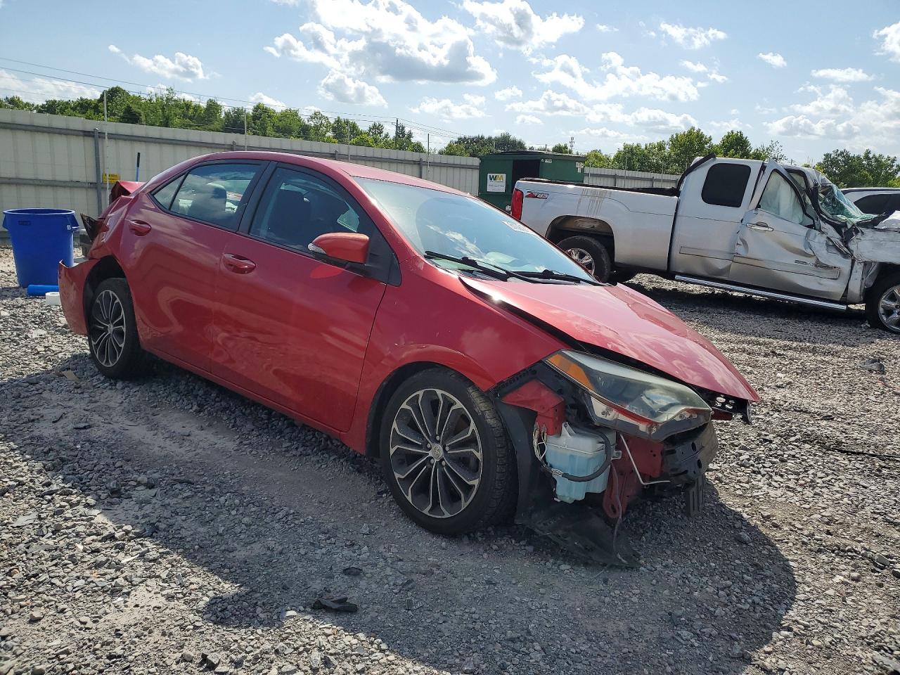 2014 Toyota Corolla S Plus Red vin: 2T1BURHE4EC115957
