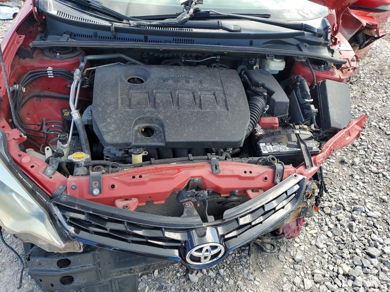 2014 Toyota Corolla S Plus Red vin: 2T1BURHE4EC115957