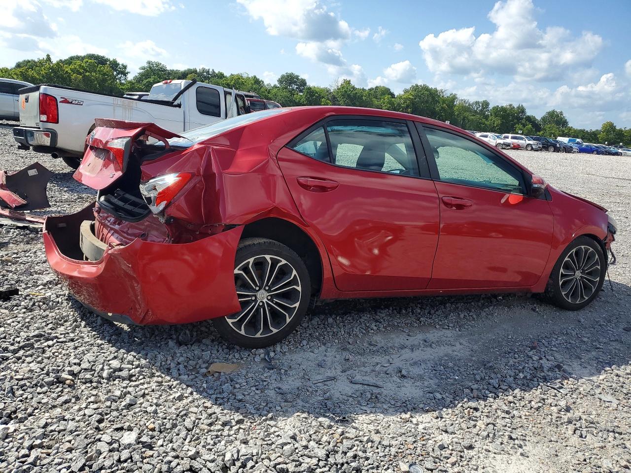 2014 Toyota Corolla S Plus Red vin: 2T1BURHE4EC115957