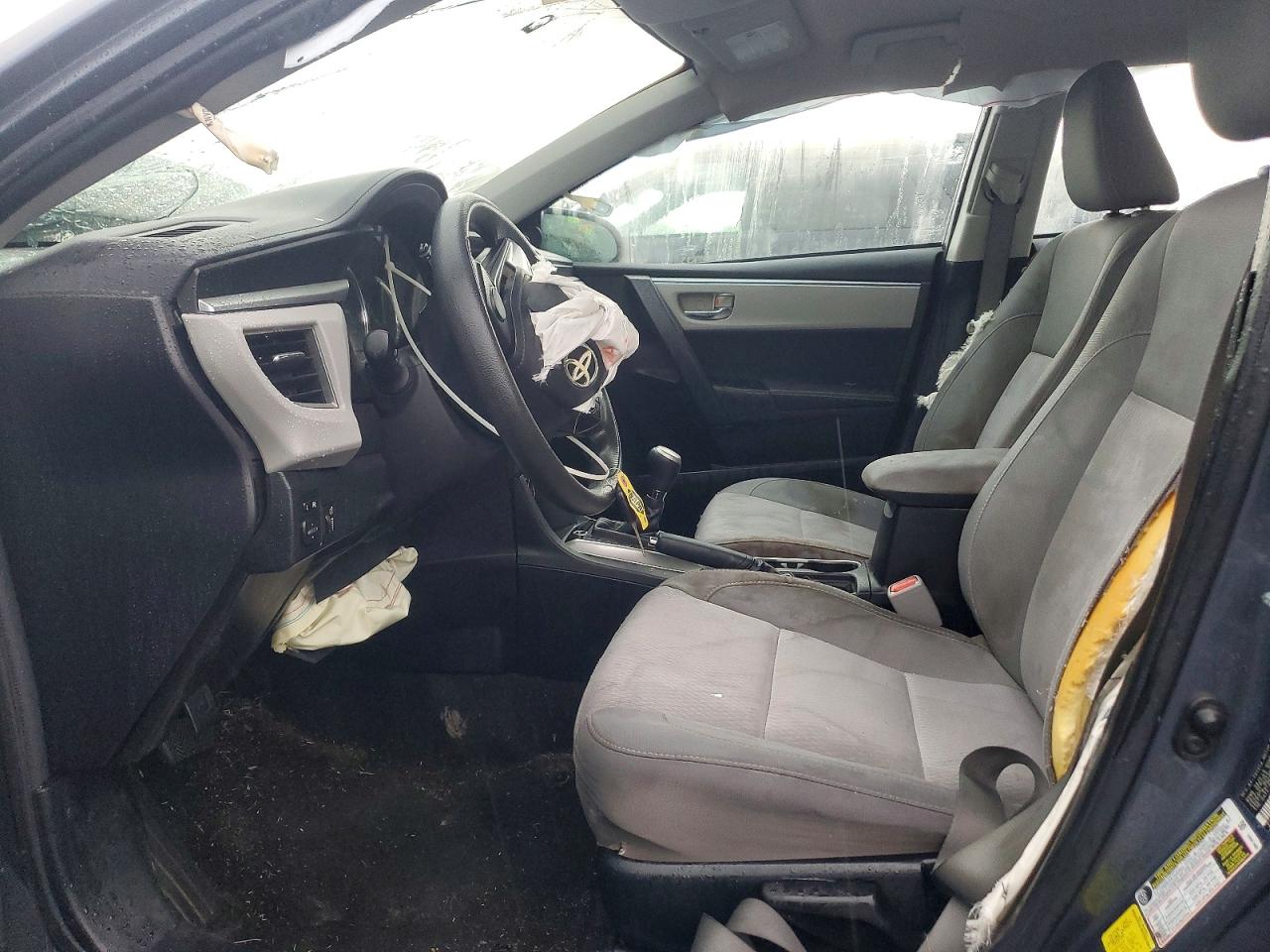 2014 Toyota Corolla Le Gray vin: 2T1BURHE4EC119703