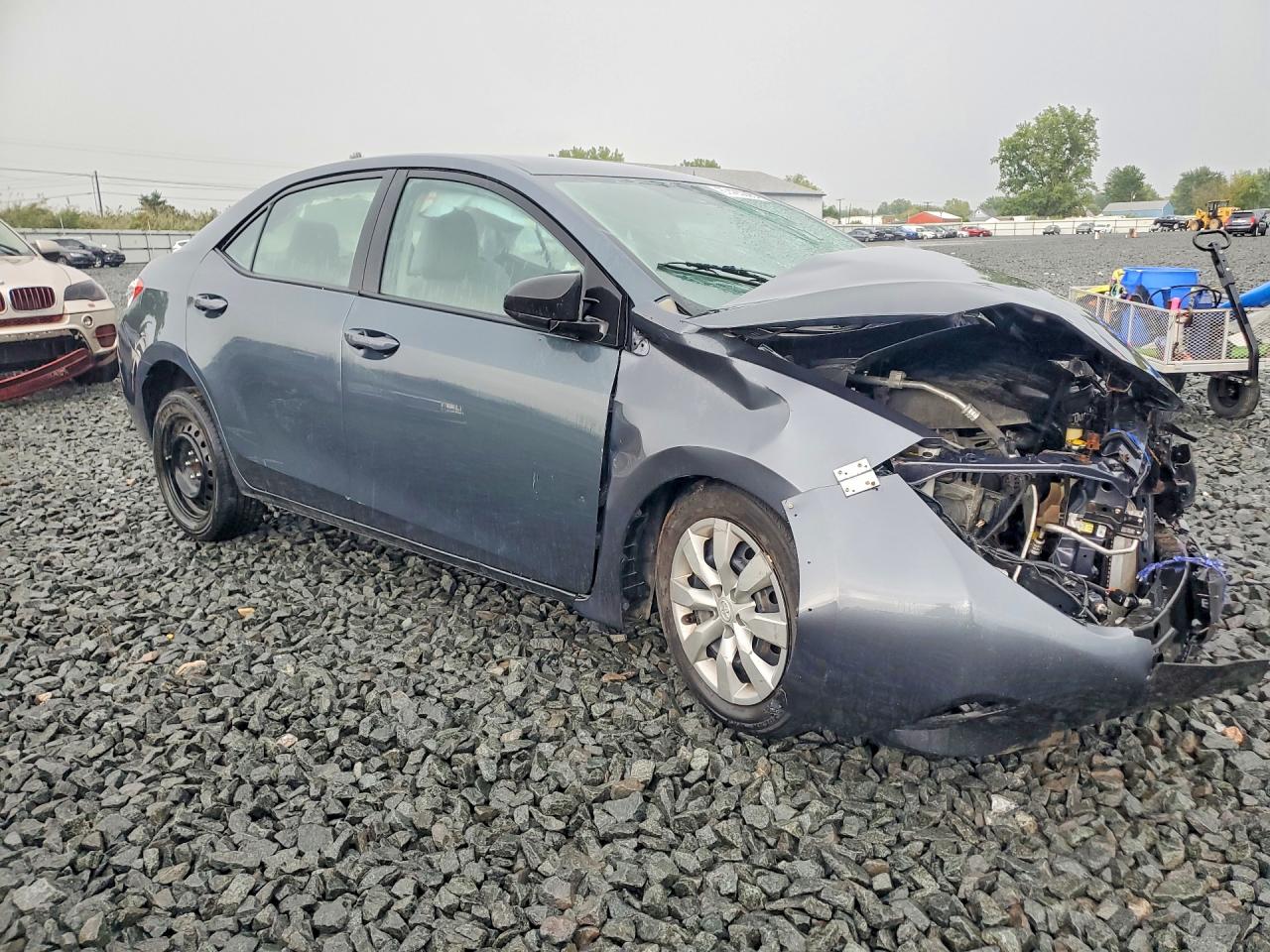 2014 Toyota Corolla Le Gray vin: 2T1BURHE4EC119703