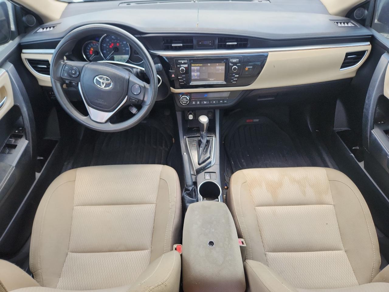 2014 Toyota Corolla Le White vin: 2T1BURHE4EC121208
