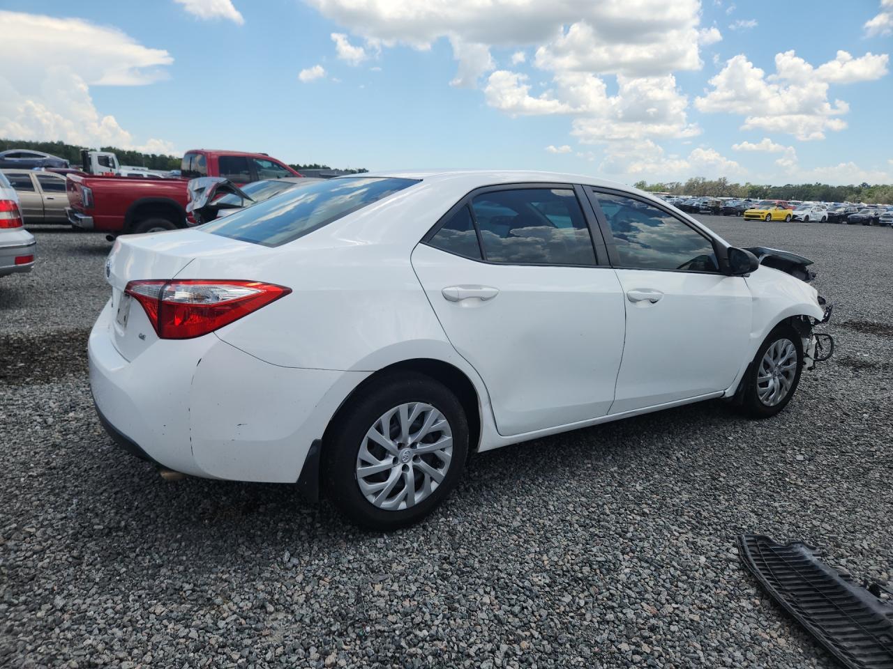 2014 Toyota Corolla Le White vin: 2T1BURHE4EC121208