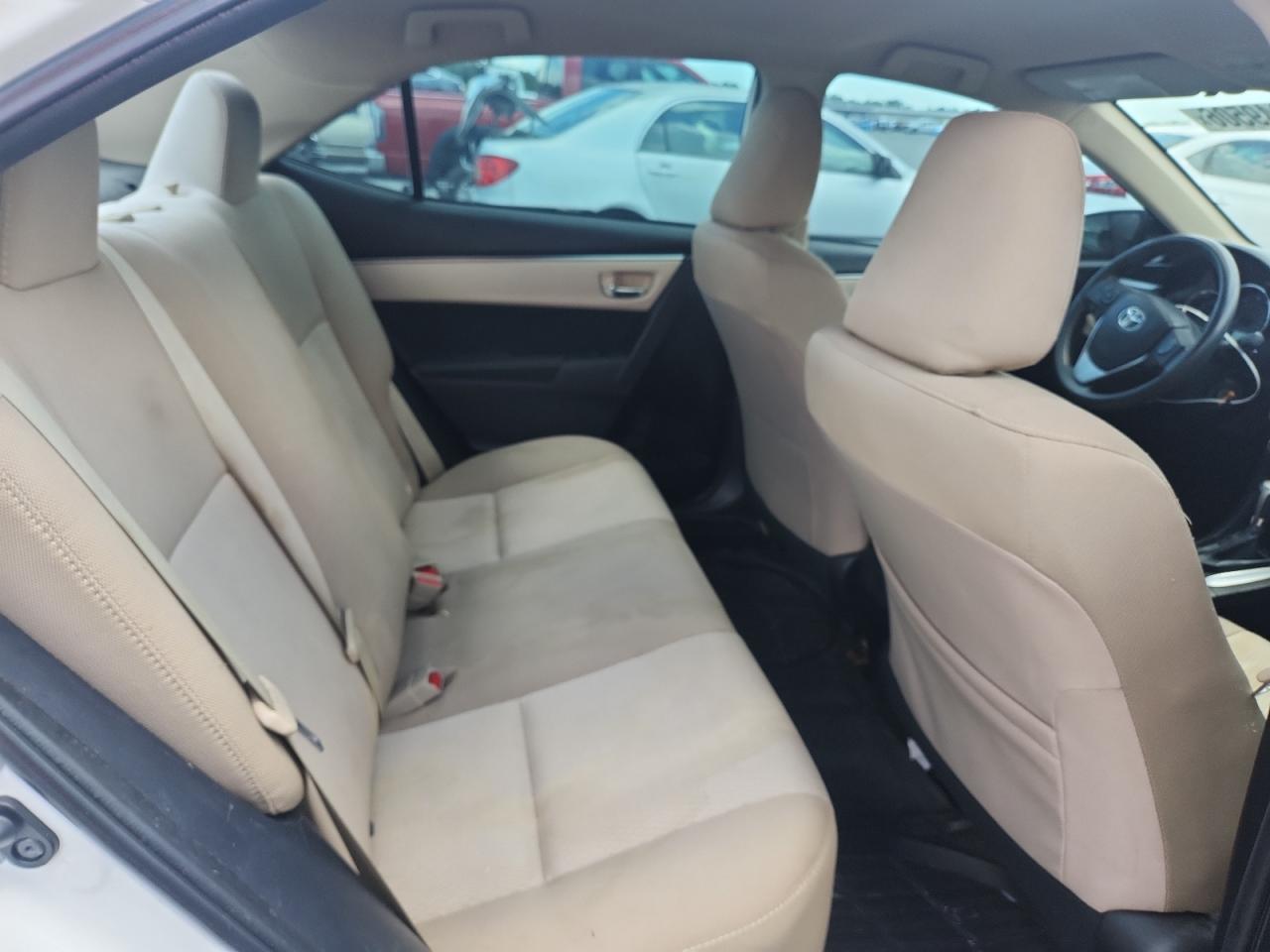 2014 Toyota Corolla Le White vin: 2T1BURHE4EC121208