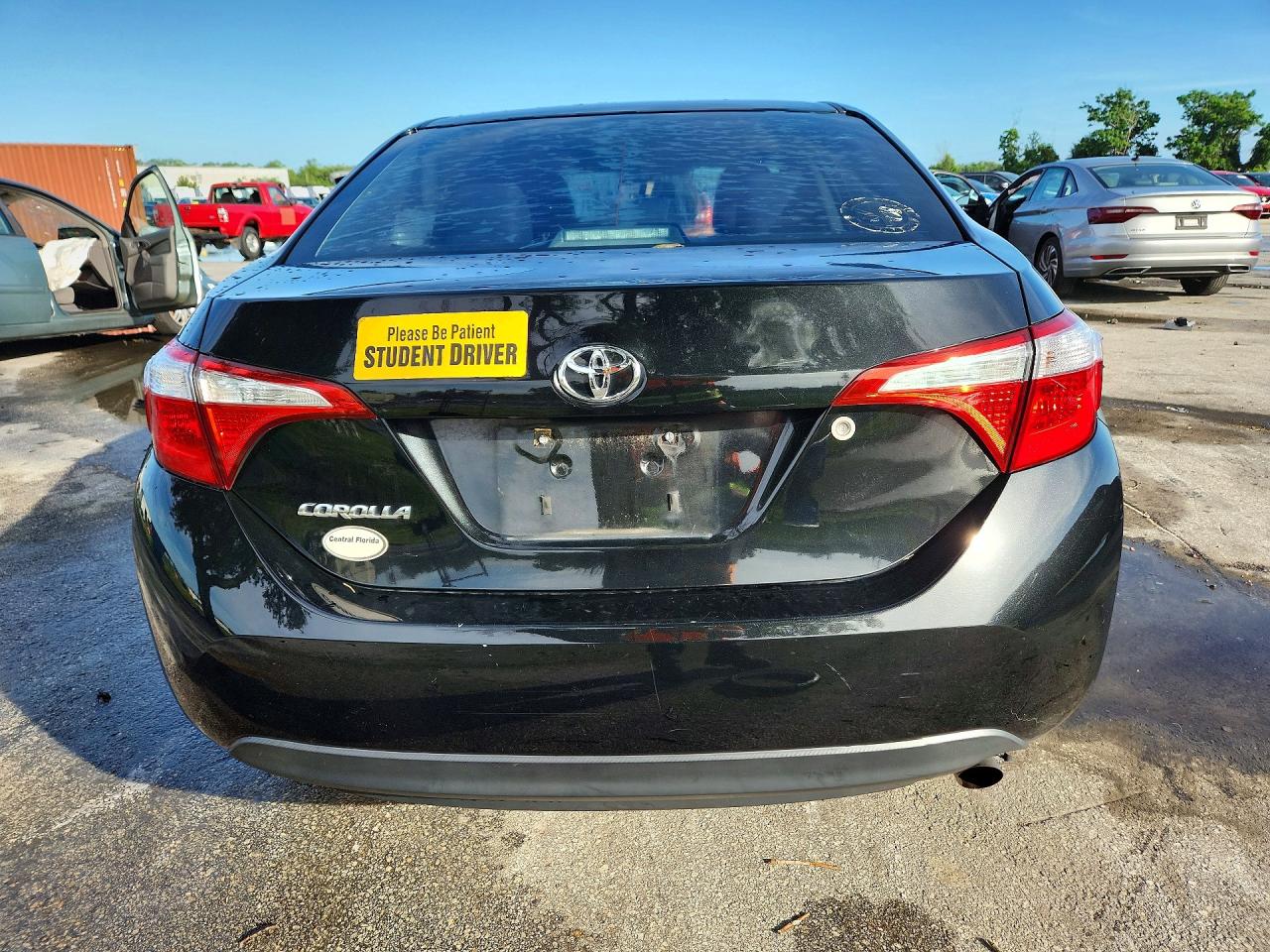 2014 Toyota Corolla L Black vin: 2T1BURHE4EC124416