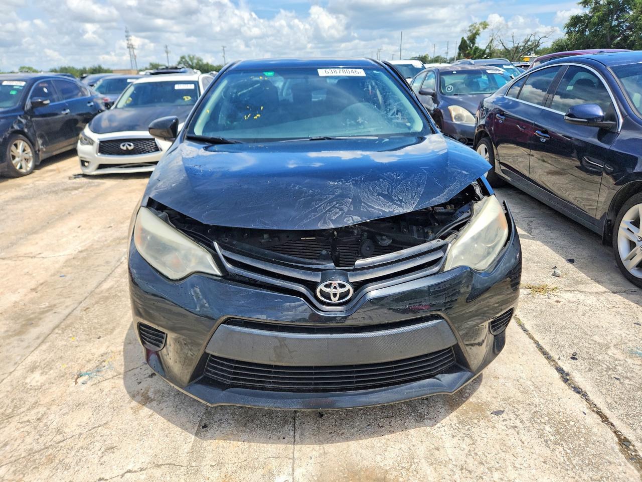 2014 Toyota Corolla L Black vin: 2T1BURHE4EC124416