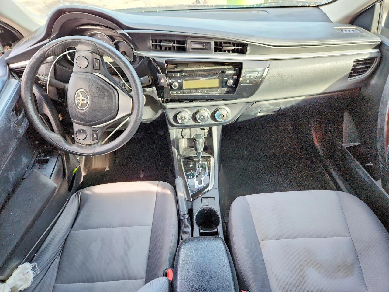 2014 Toyota Corolla L Black vin: 2T1BURHE4EC124416