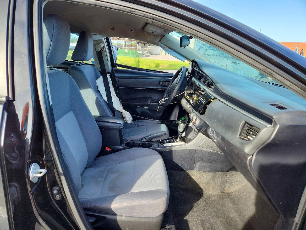2014 Toyota Corolla L Black vin: 2T1BURHE4EC124416