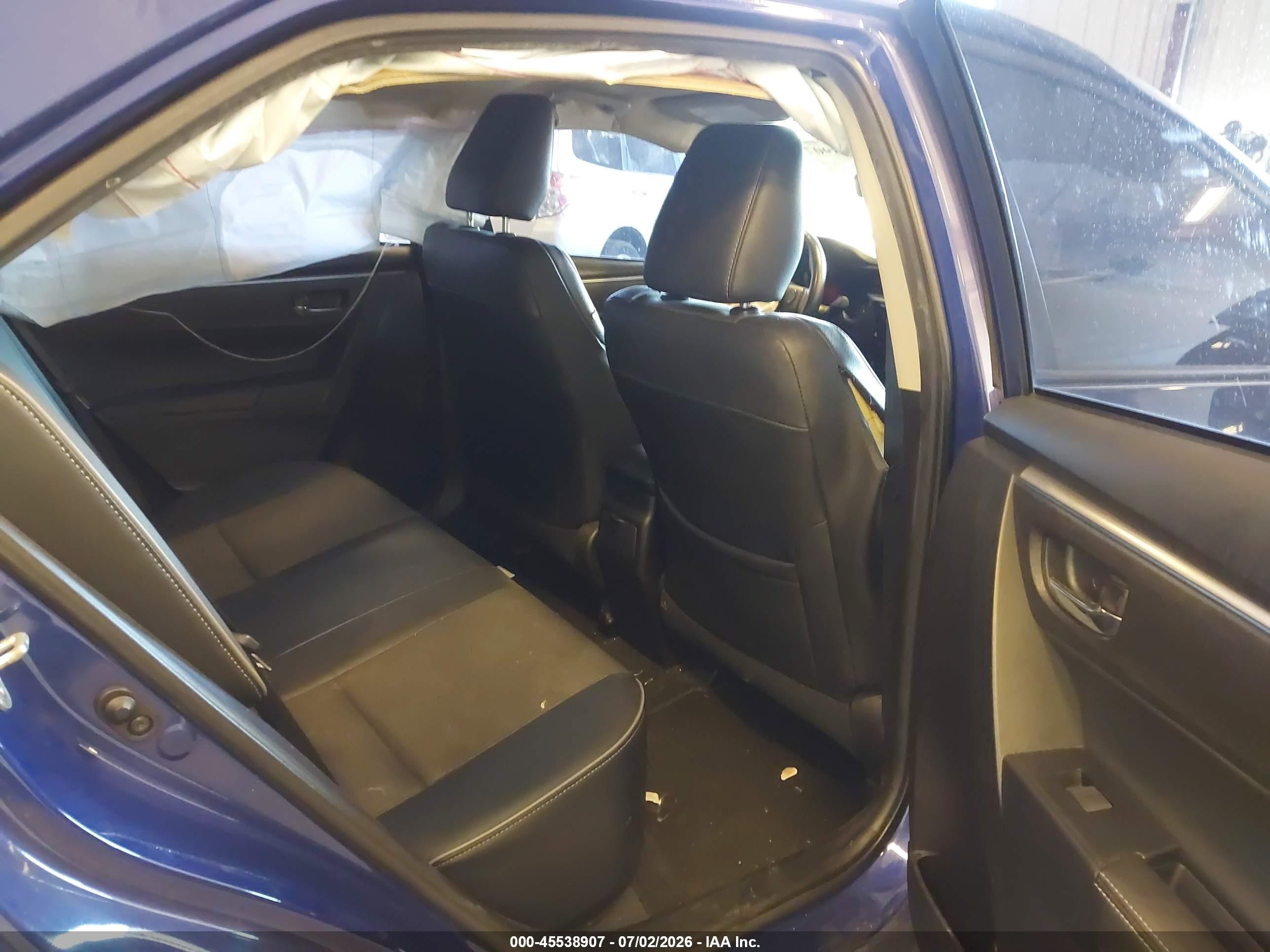 2014 Toyota Corolla S Plus Blue vin: 2T1BURHE4EC127381
