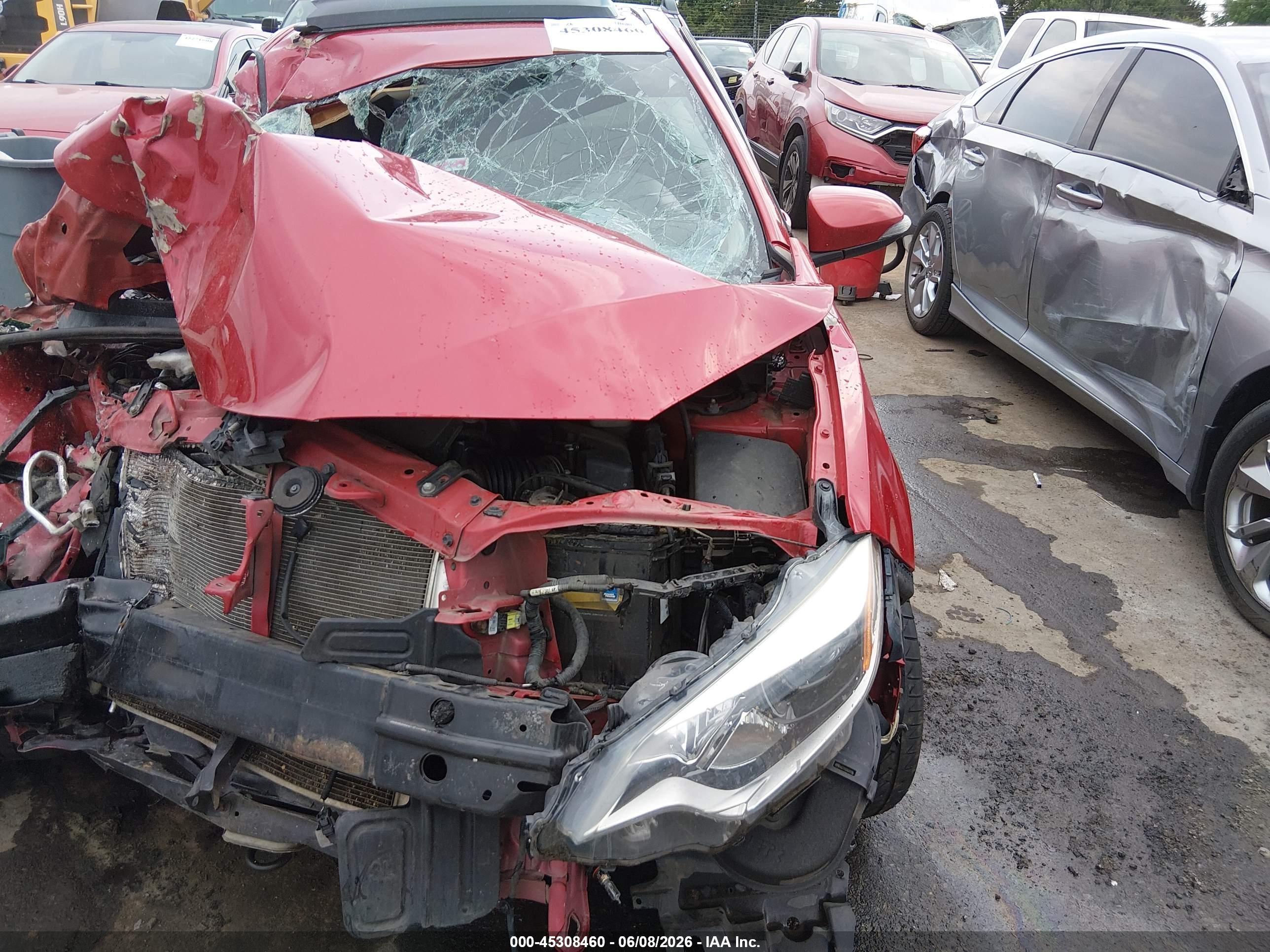 2014 Toyota Corolla S Premium Red vin: 2T1BURHE4EC130071