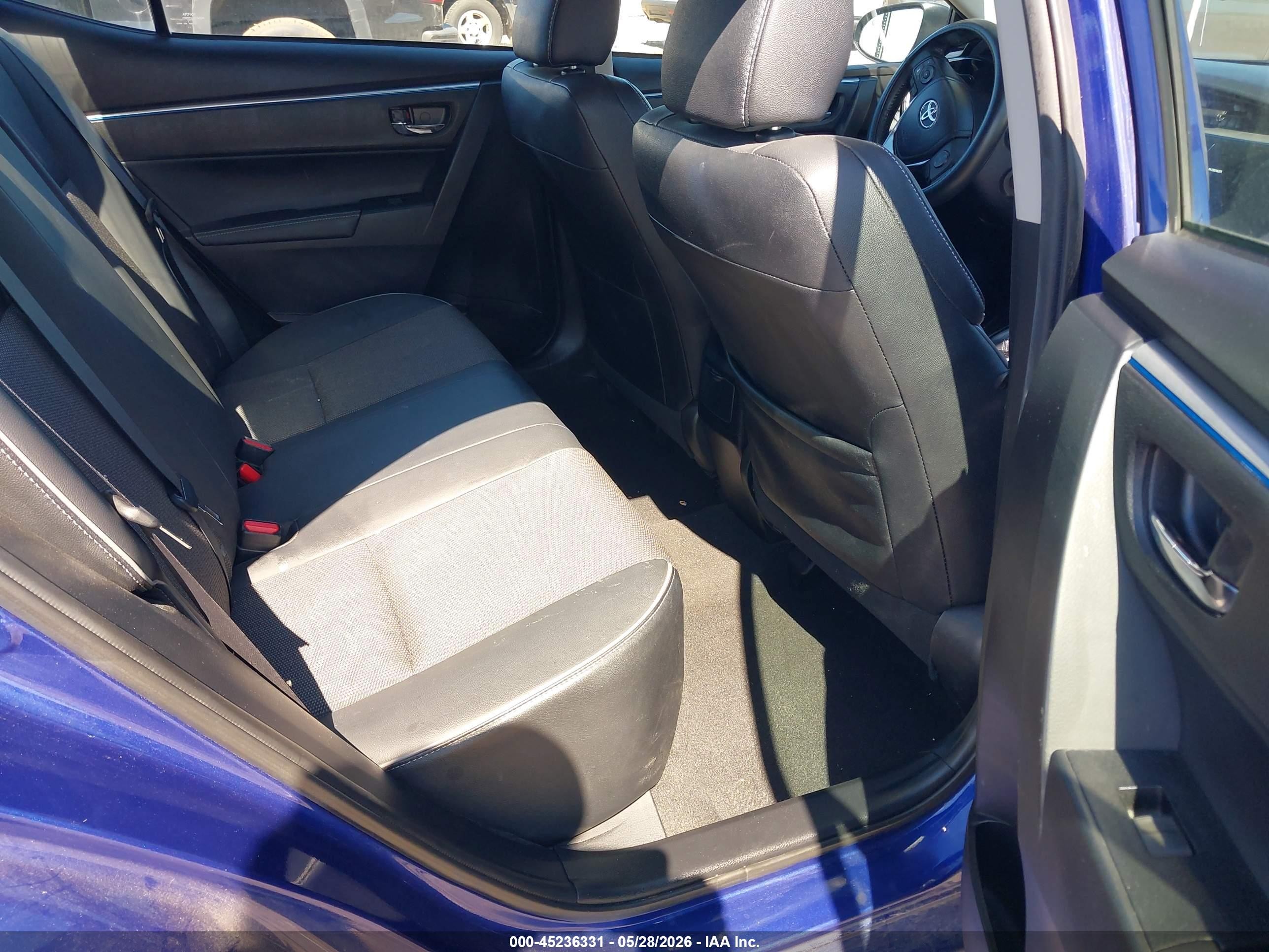 2014 Toyota Corolla S Plus Blue vin: 2T1BURHE4EC140003