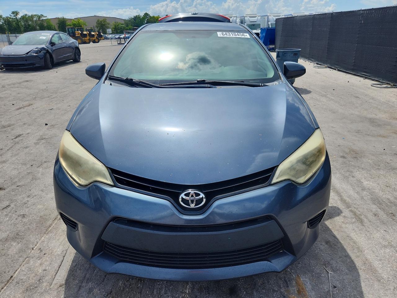 2014 Toyota Corolla Le Gray vin: 2T1BURHE4EC140616