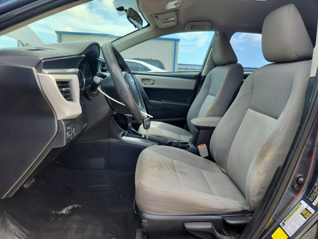 2014 Toyota Corolla Le Gray vin: 2T1BURHE4EC140616