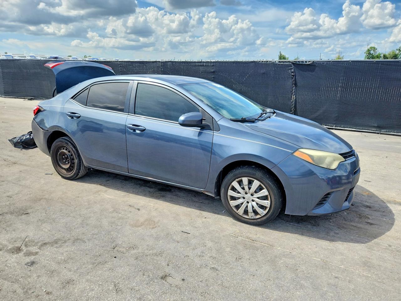 2014 Toyota Corolla Le Gray vin: 2T1BURHE4EC140616