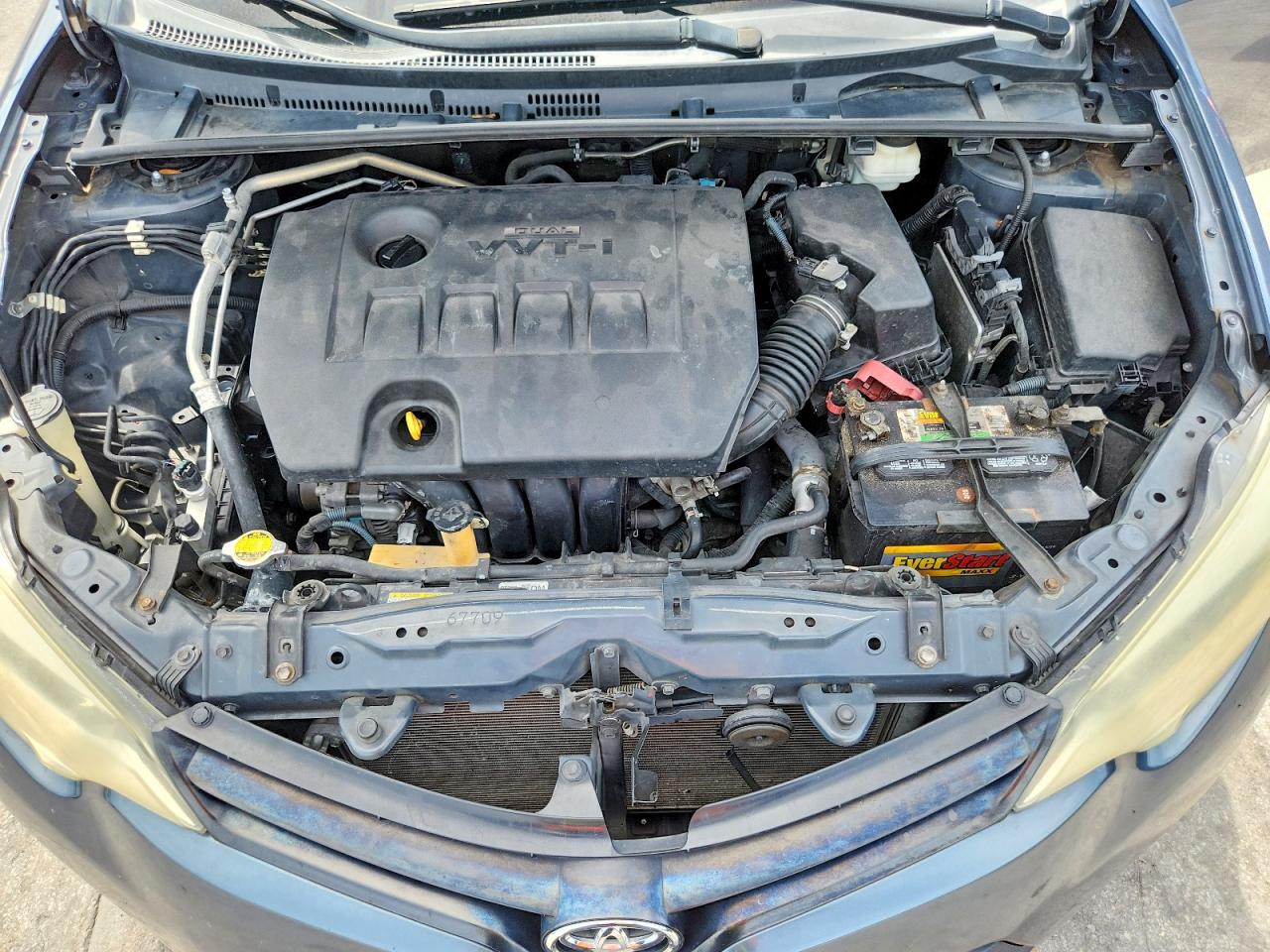 2014 Toyota Corolla Le Gray vin: 2T1BURHE4EC140616