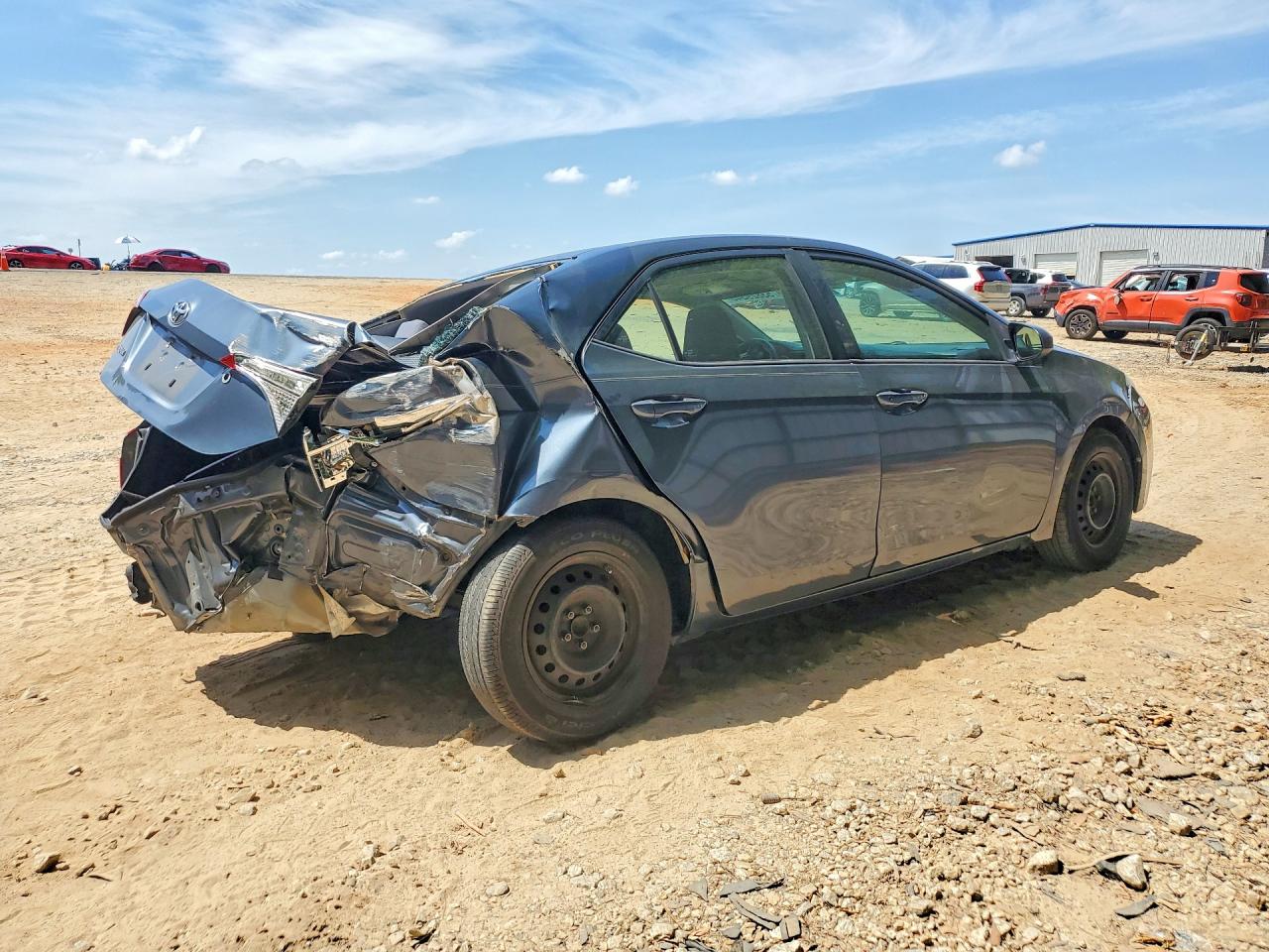 2014 Toyota Corolla L Gray vin: 2T1BURHE4EC141961