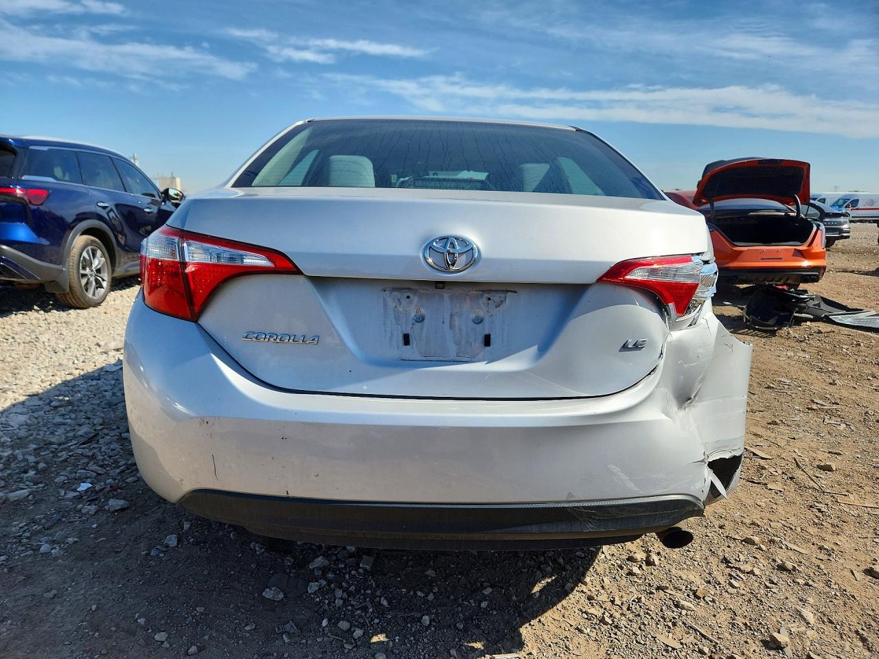 2014 Toyota Corolla Le Silver vin: 2T1BURHE4EC150174