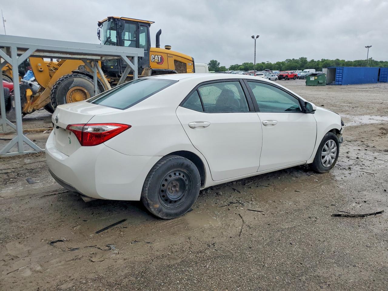 2014 Toyota Corolla L White vin: 2T1BURHE4EC156590
