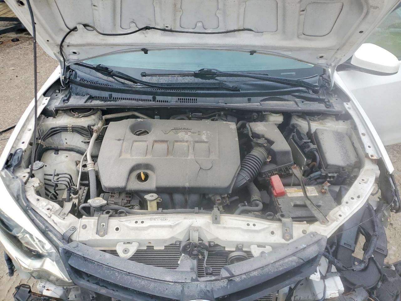 2014 Toyota Corolla L White vin: 2T1BURHE4EC156590