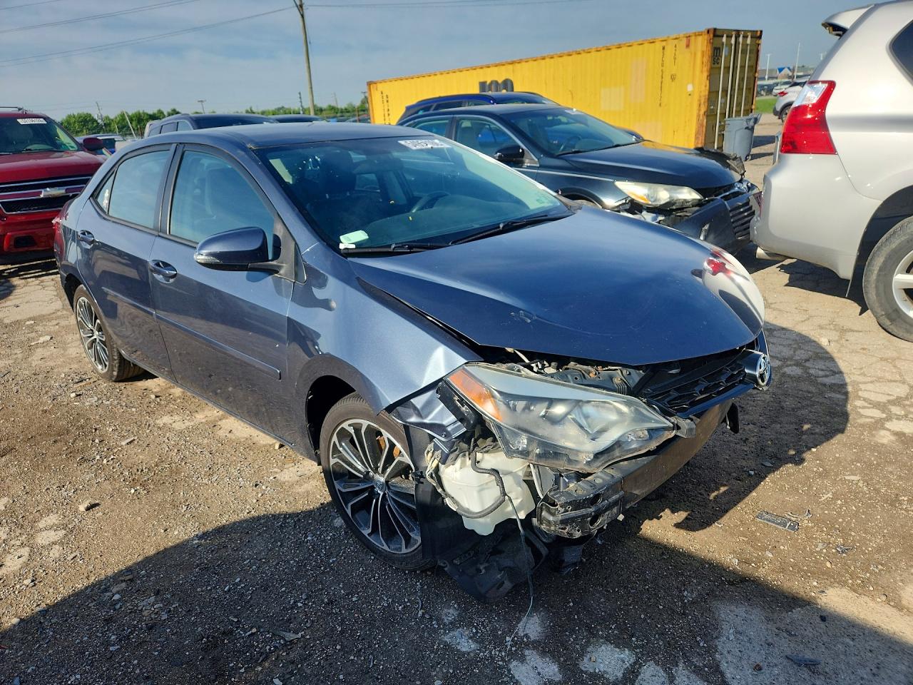2014 Toyota Corolla S Plus Gray vin: 2T1BURHE4EC159330