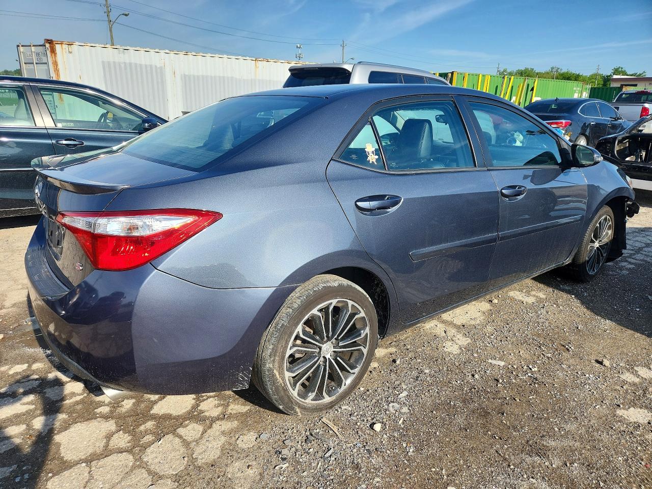 2014 Toyota Corolla S Plus Gray vin: 2T1BURHE4EC159330