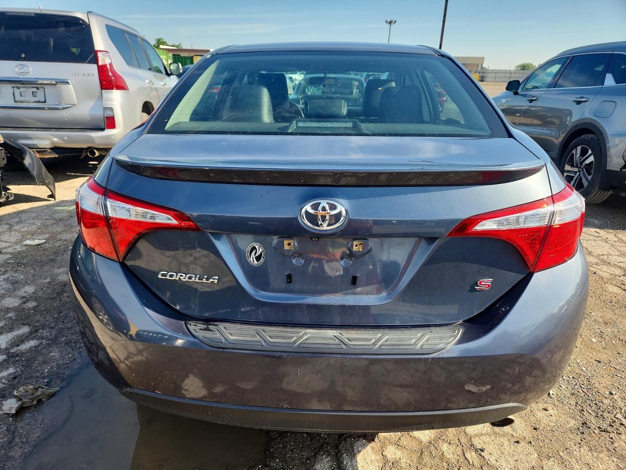 2014 Toyota Corolla S Plus Gray vin: 2T1BURHE4EC159330