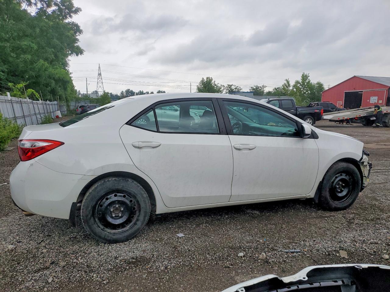 2014 Toyota Corolla White vin: 2T1BURHE4EC168285