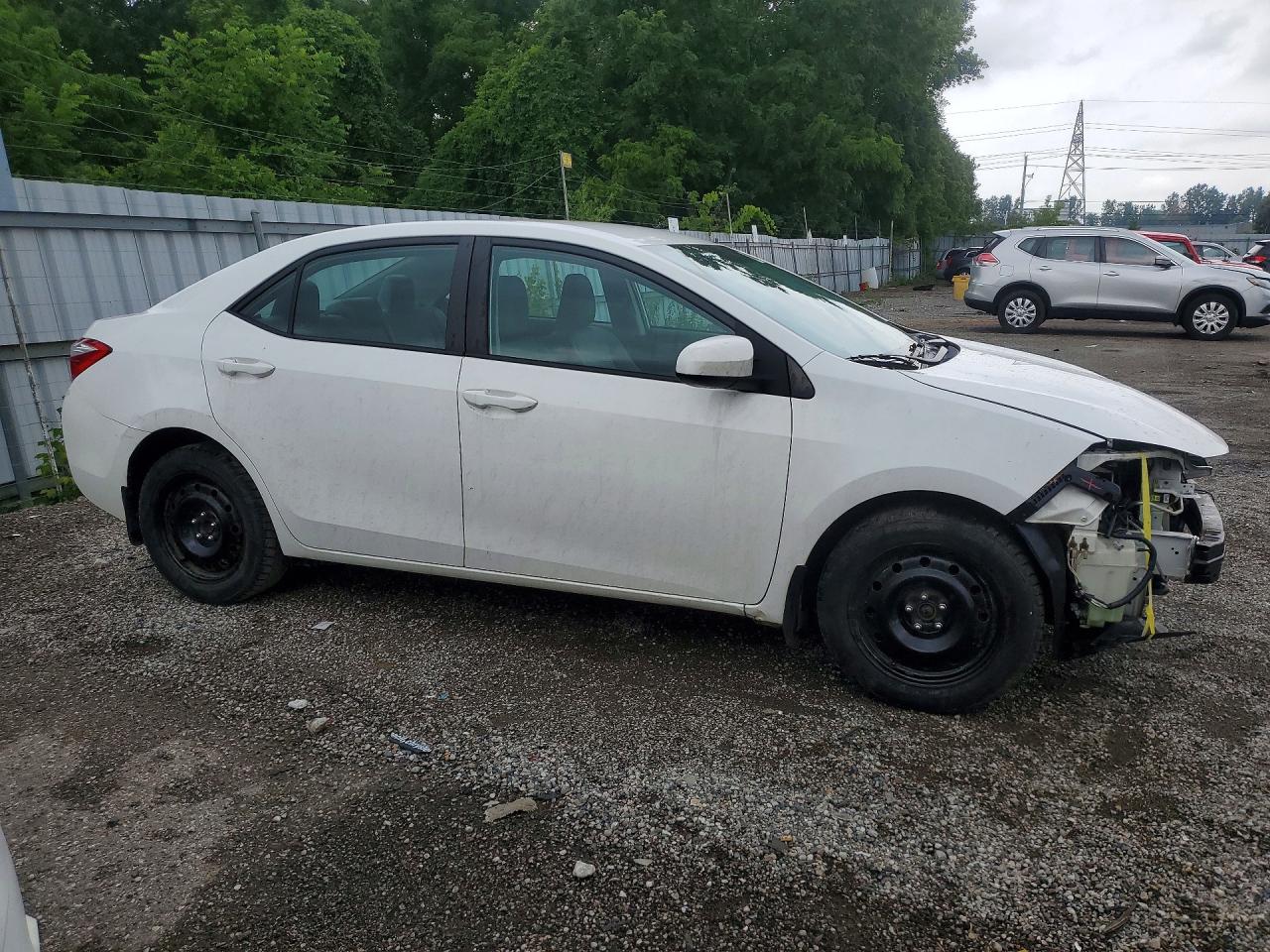 2014 Toyota Corolla White vin: 2T1BURHE4EC168285