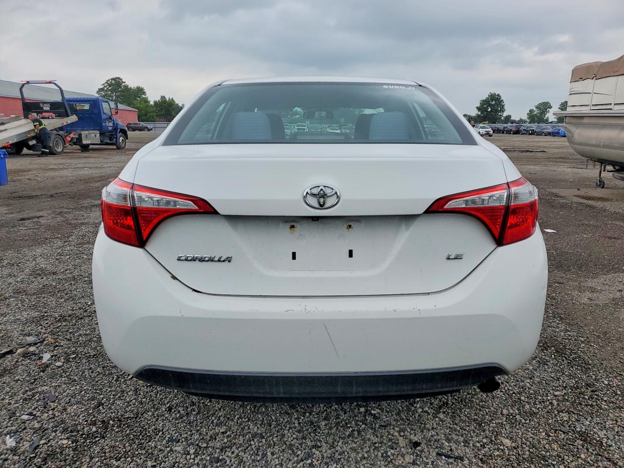 2014 Toyota Corolla White vin: 2T1BURHE4EC168285