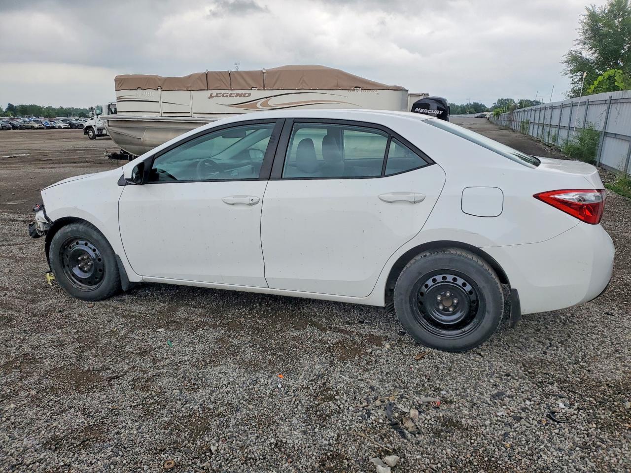 2014 Toyota Corolla White vin: 2T1BURHE4EC168285