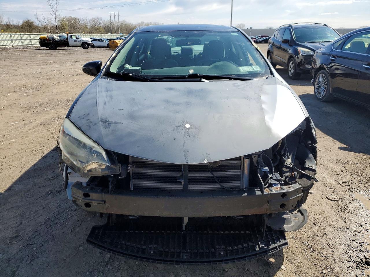 2014 Toyota Corolla L Gray vin: 2T1BURHE4EC179593