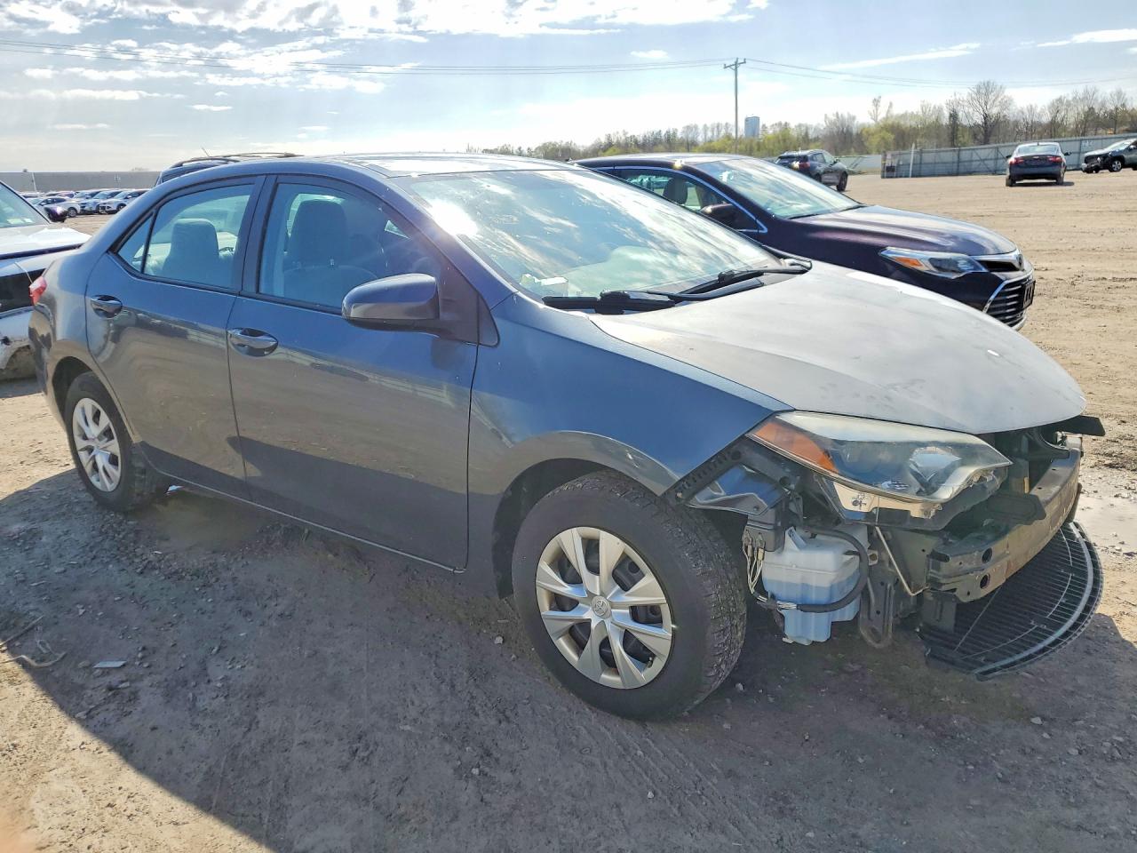 2014 Toyota Corolla L Gray vin: 2T1BURHE4EC179593